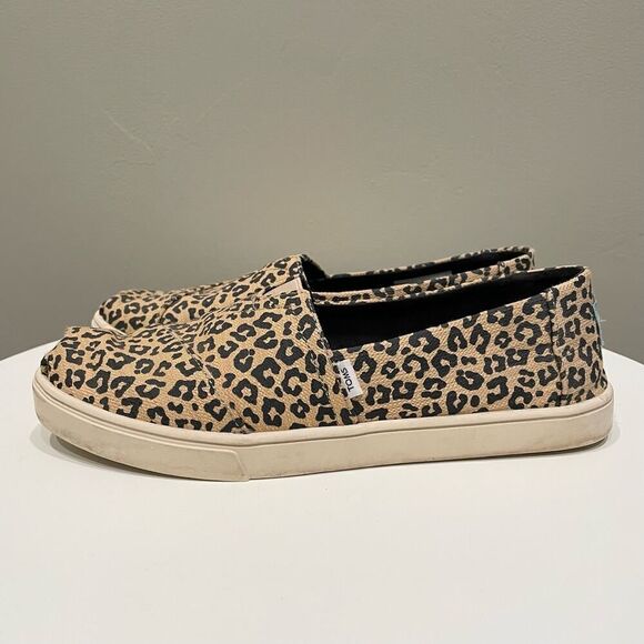 Toms Alpargata Leopard Print Slip On Shoes - Size: 7 - Picture 3 of 11